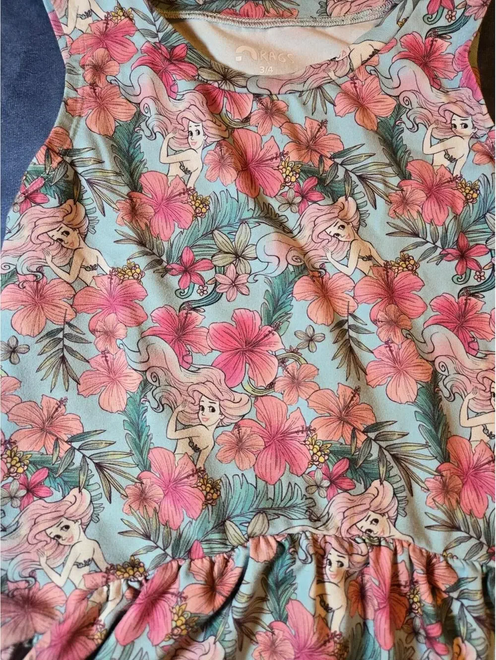 Rags to Raches Disney Ariel tank top
